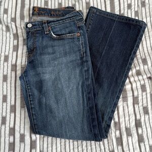 7 for all Mankind low rise bootcut jeans